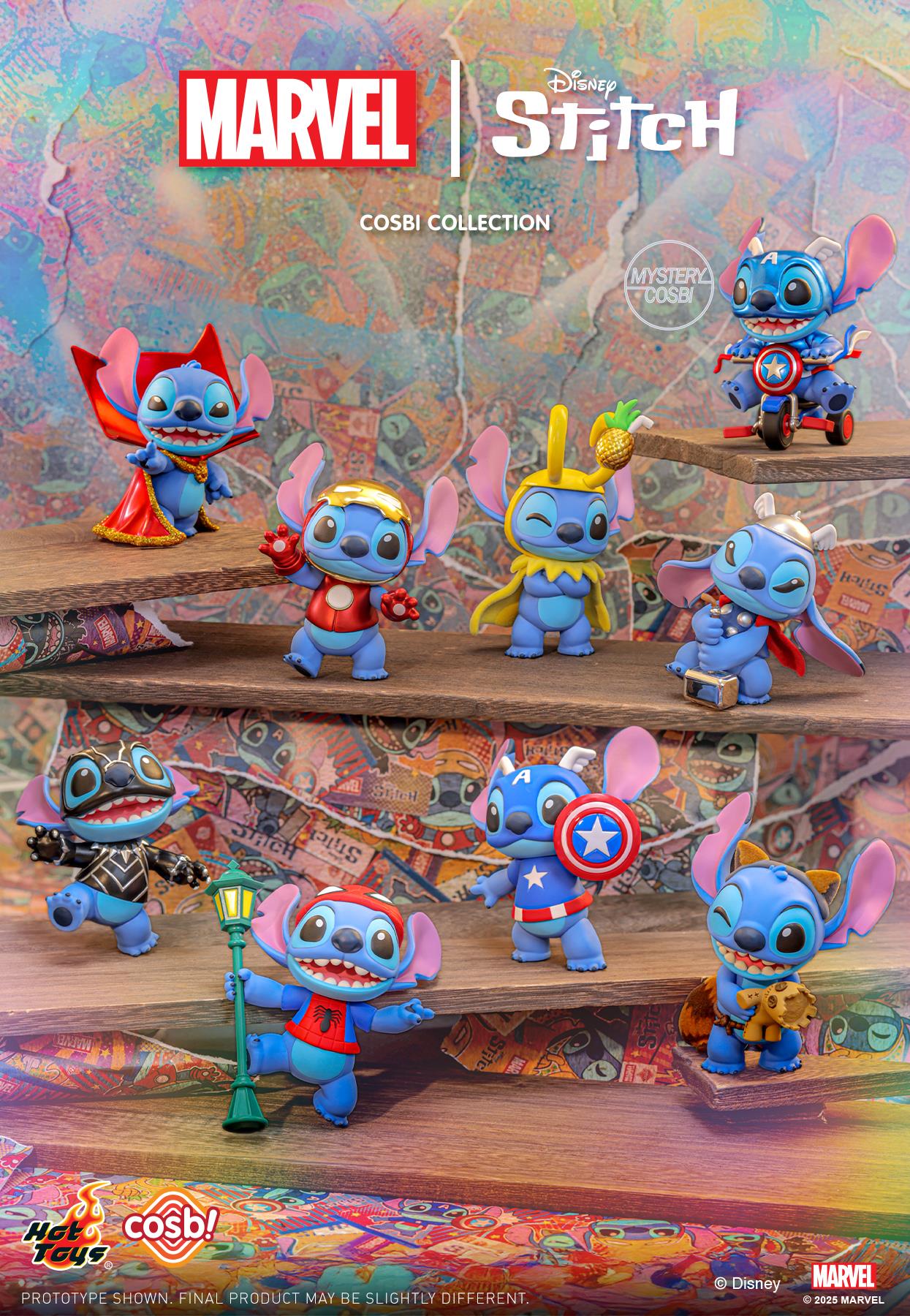 アメコミ MARVEL cosb Hot Toys Marvel Disney Stitch Cosbi