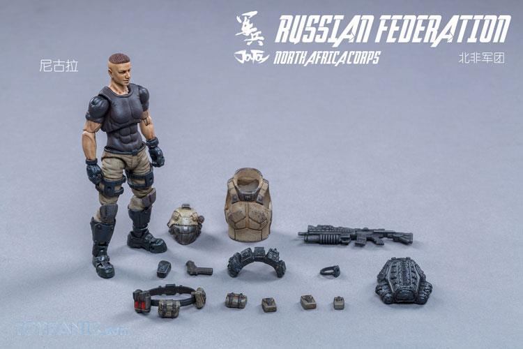 1//18 JOYTOY Action Figure Soldier RUSSIAN FEDERATION CAUCASUS SQUAD Model 1pcs