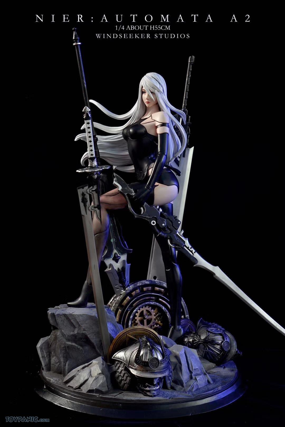 ニーア オートマタ A2  1/4  ガレージキット ガレキ スタチュー ②④ ニーア オートマタ A2 1/4 ガレージキット ガレキ スタチュー