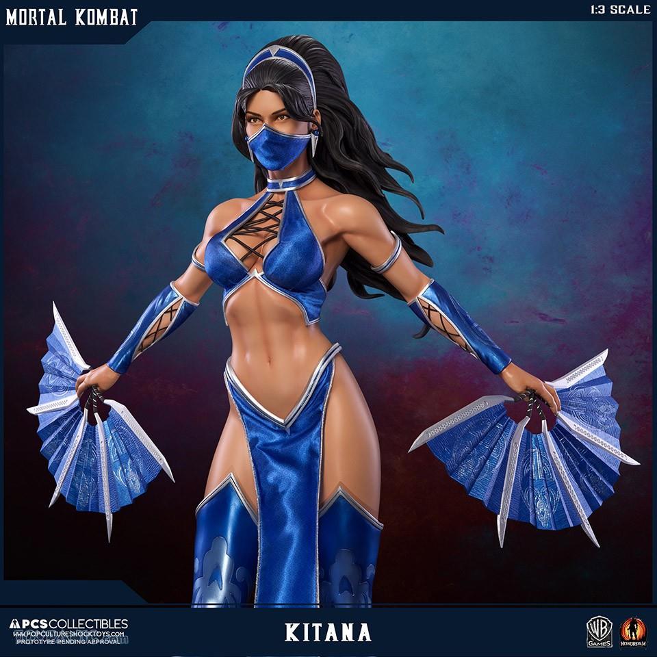 mortal kombat kitana statue