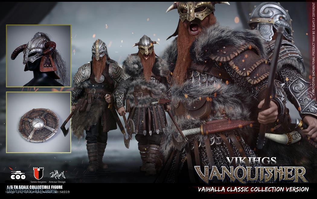 1//6 COOMODEL NO.SE017 VIKING VANQUISHER Die-cast Alloy BERSERKER Armor Coat Toys