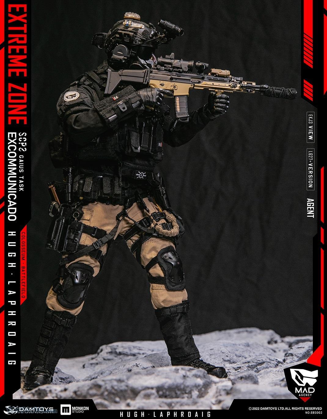 NEW PRODUCT: DAM TOYS 1/6 Extreme Zone Gaius Task Excommunicado