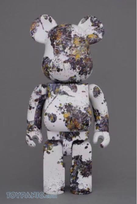 jackson pollock bearbrick 1000