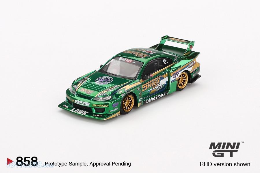 Mini gt s15 salin,kenmery,s15 green サイン Toypanic - Malaysia's Premier Source for Hobbies, Toys