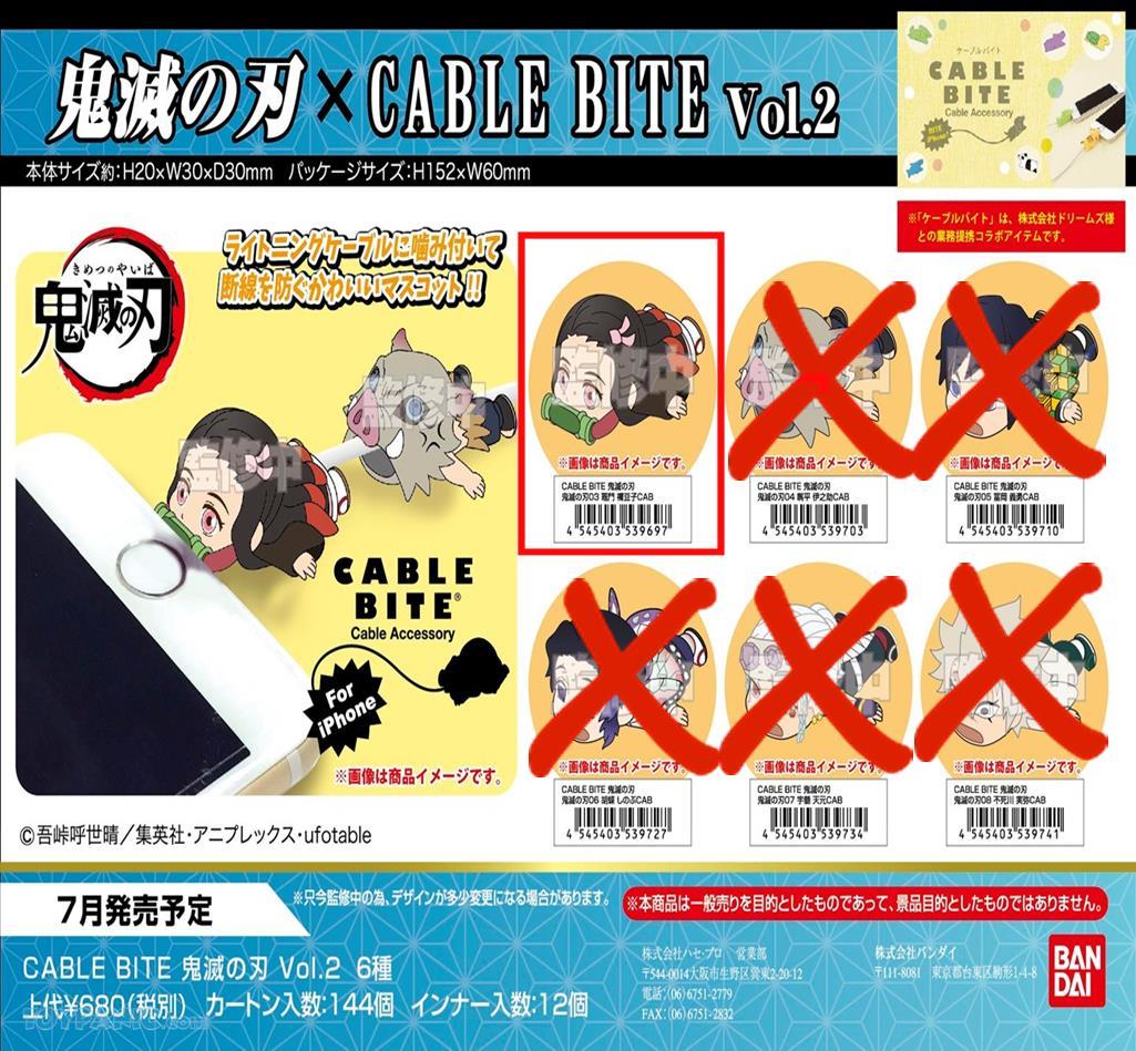 Kimetsu No Yaiba Demon Slayer Cable Bite 03 Kamado Nezuko Only Myr68 00
