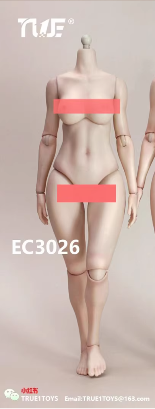 NEW PRODUCT: True1Toys Female Bodies Medium and Large, Pale and Light Stuntan EC3025P, EC3025S, EC3026P,  EC3026S 2310202363931PM_7154305