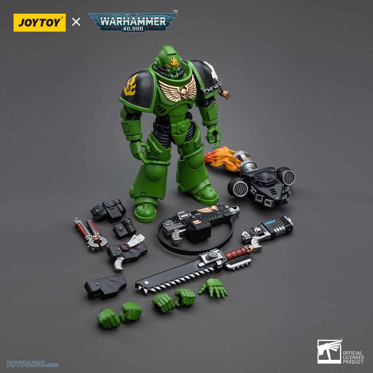 Warhammer 40K Salamanders Captain Adrax Agatone 1/18 Scale Figure