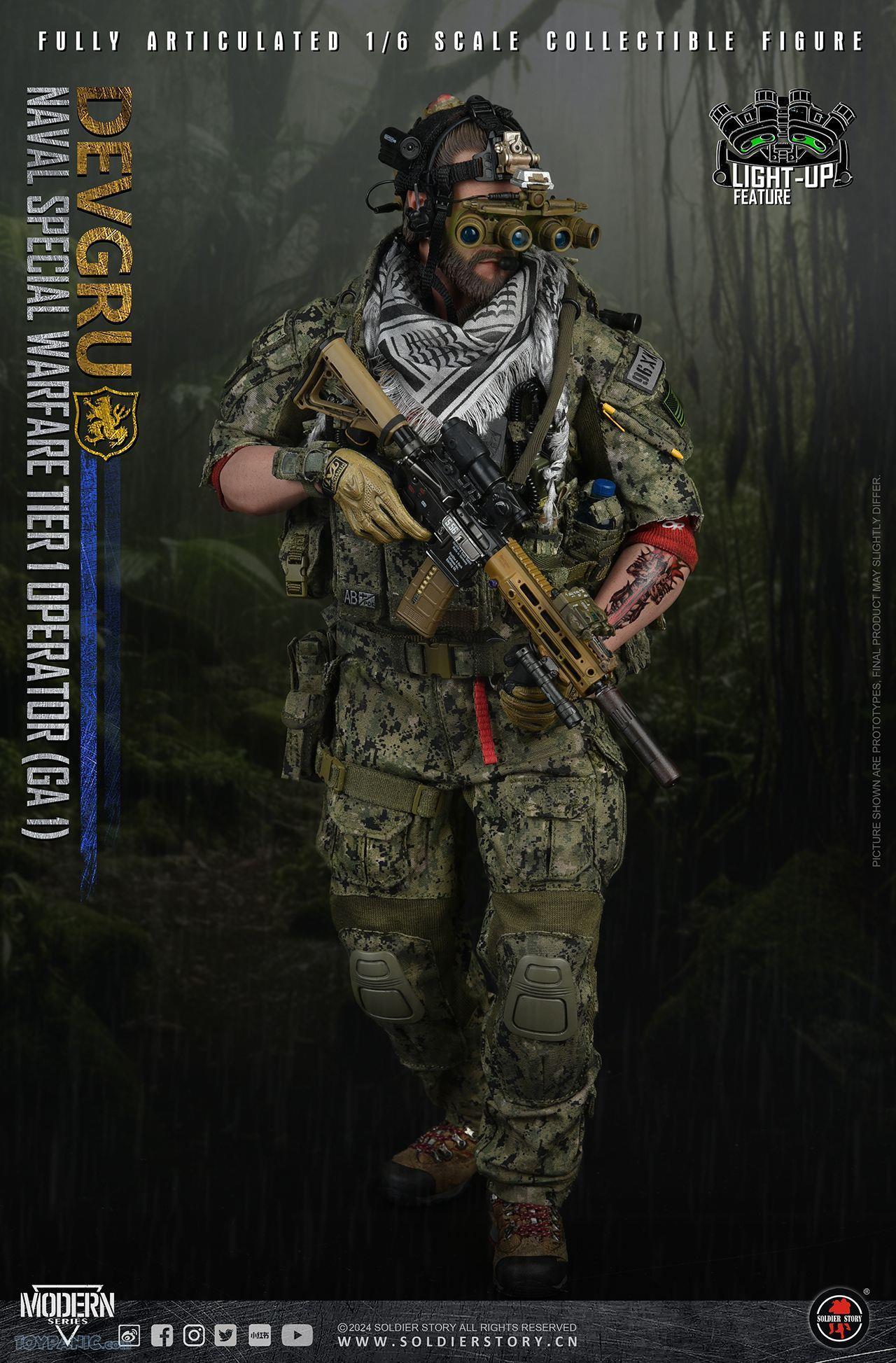 special - NEW PRODUCT: 1/6 Scale Naval Special Warfare Tier 1 Team Leader GA-1 Collectible Action Figure (SS135B) From Soldier Story  2732024103948AM_3906890