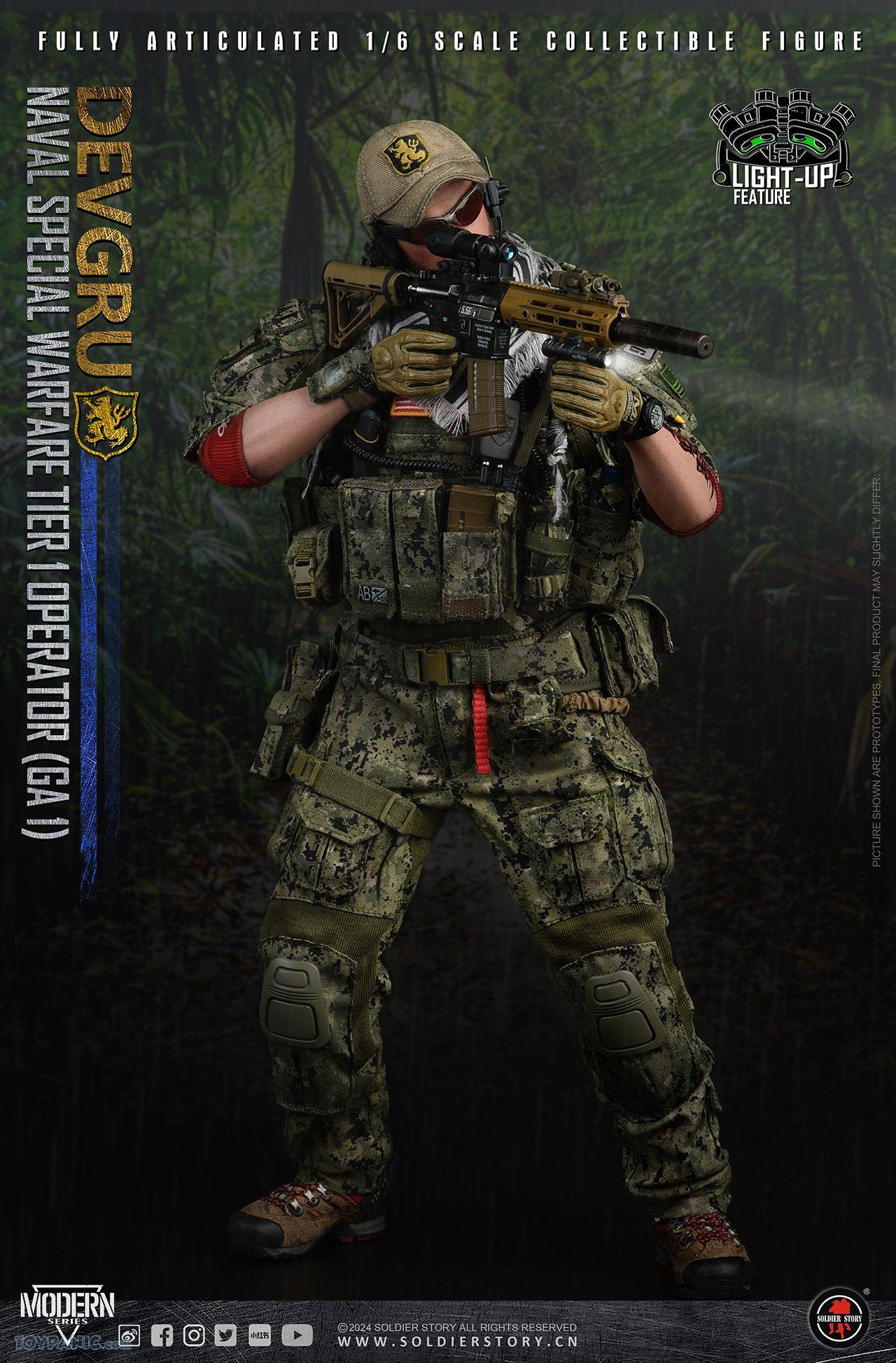 warfare - NEW PRODUCT: 1/6 Scale Naval Special Warfare Tier 1 Team Leader GA-1 Collectible Action Figure (SS135B) From Soldier Story  2732024103948AM_4953665
