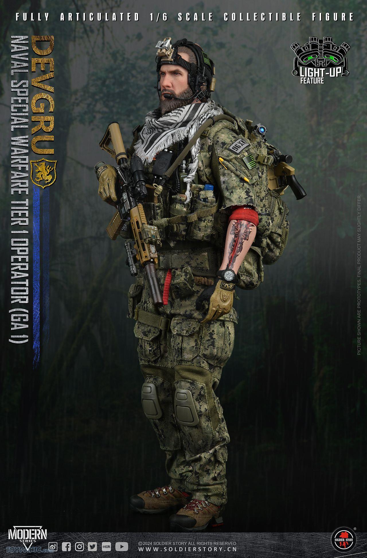 NEW PRODUCT: 1/6 Scale Naval Special Warfare Tier 1 Team Leader GA-1 Collectible Action Figure (SS135B) From Soldier Story  2732024103948AM_8018327