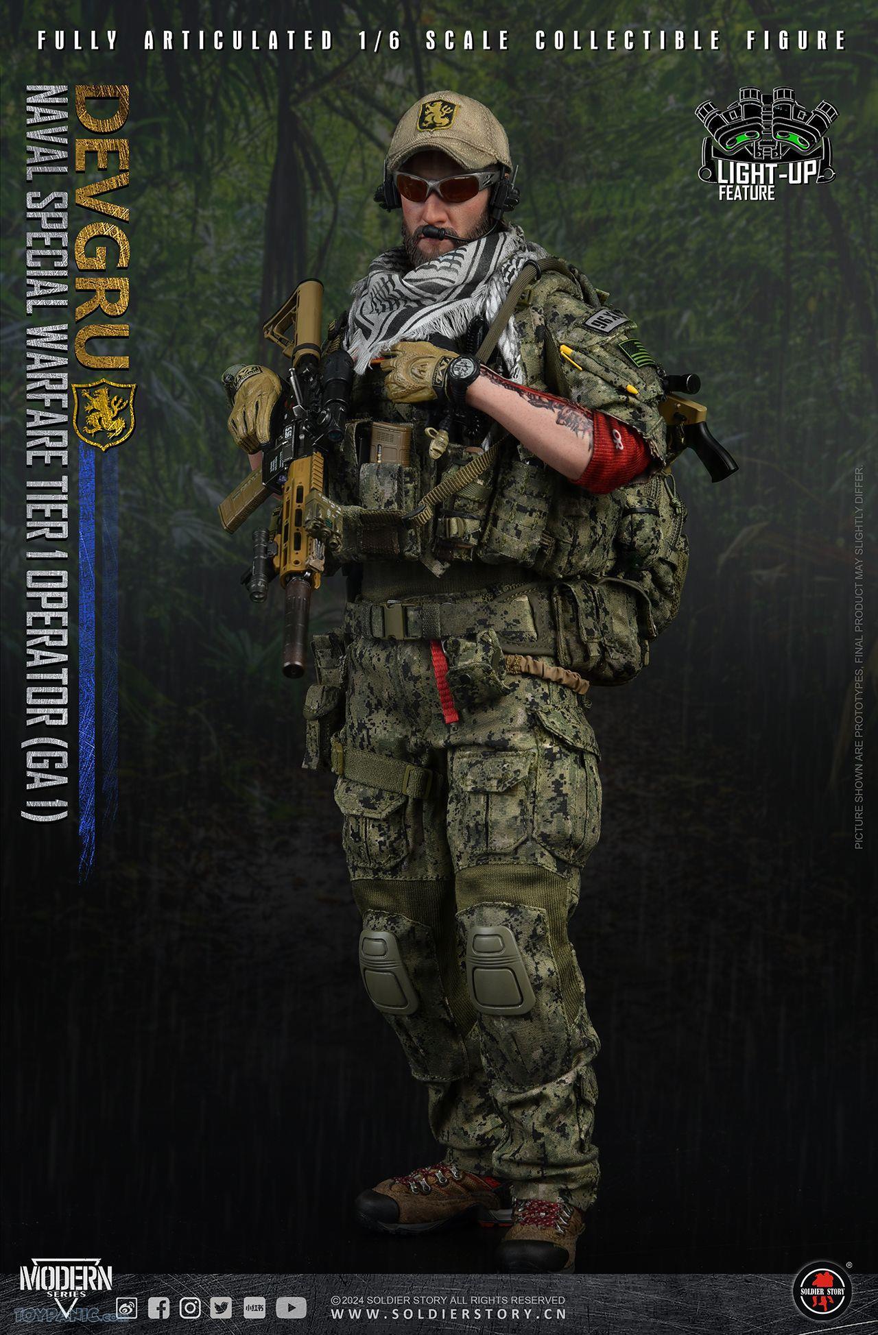 warfare - NEW PRODUCT: 1/6 Scale Naval Special Warfare Tier 1 Team Leader GA-1 Collectible Action Figure (SS135B) From Soldier Story  2732024103949AM_2968799