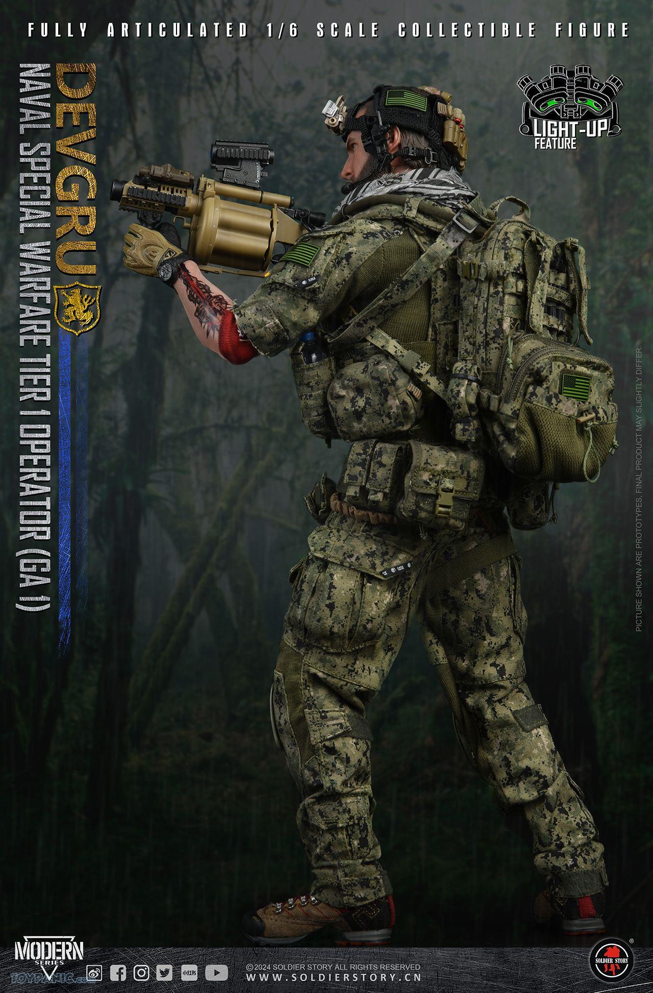 NEW PRODUCT: 1/6 Scale Naval Special Warfare Tier 1 Team Leader GA-1 Collectible Action Figure (SS135B) From Soldier Story  2732024103950AM_9381530