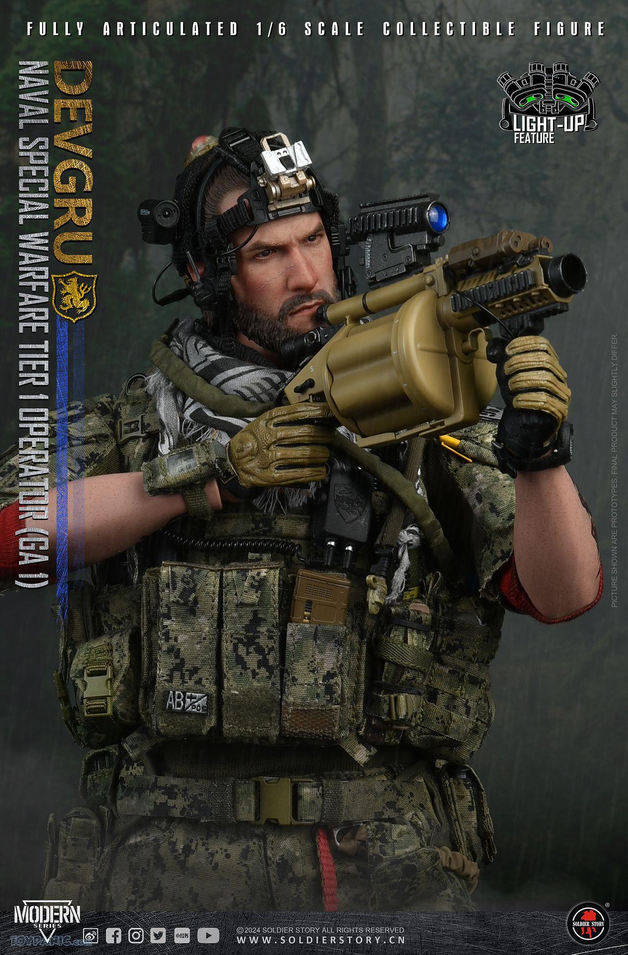 Male - NEW PRODUCT: 1/6 Scale Naval Special Warfare Tier 1 Team Leader GA-1 Collectible Action Figure (SS135B) From Soldier Story  2732024103951AM_2587898