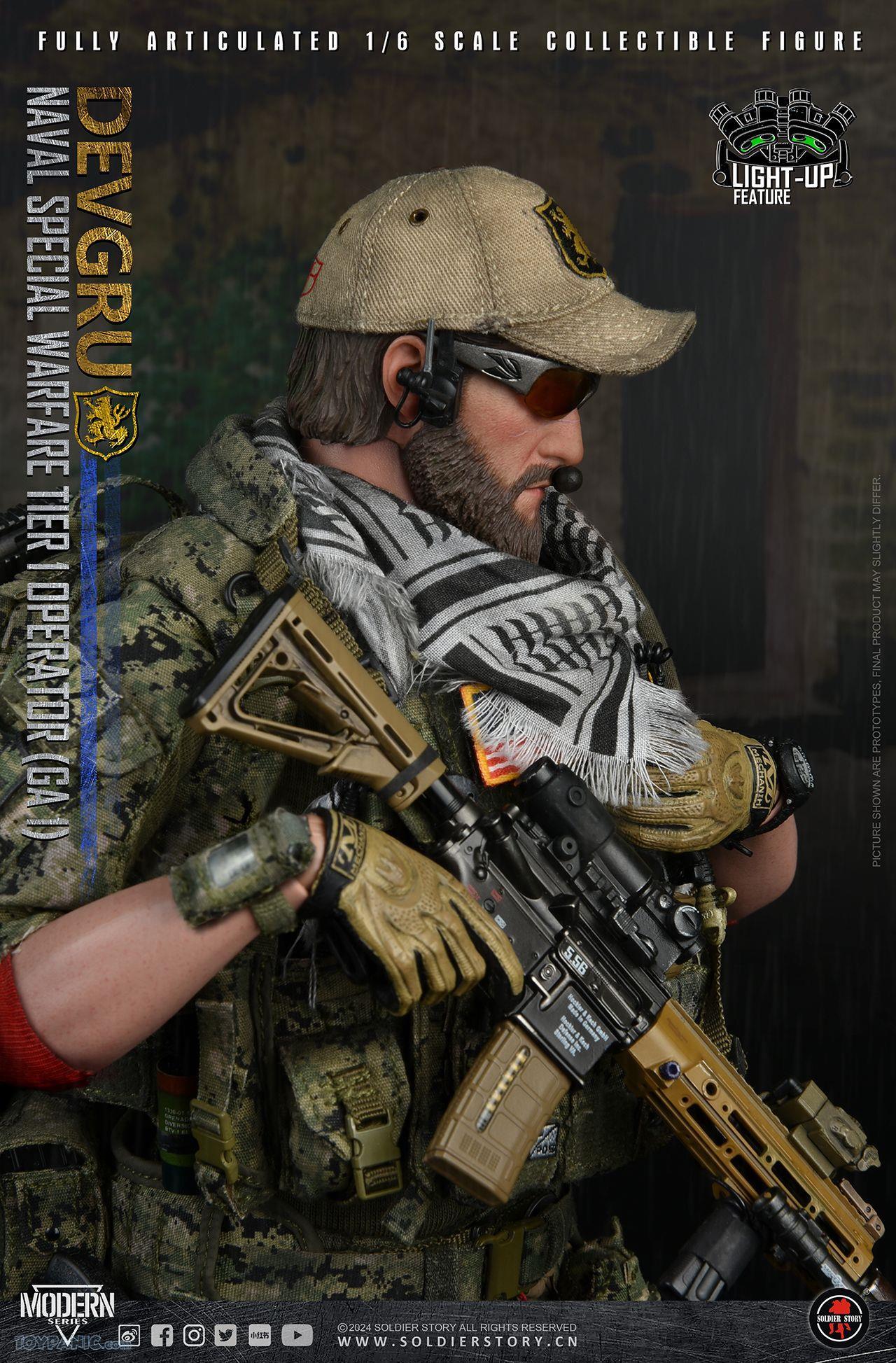 NEW PRODUCT: 1/6 Scale Naval Special Warfare Tier 1 Team Leader GA-1 Collectible Action Figure (SS135B) From Soldier Story  2732024103951AM_5761244