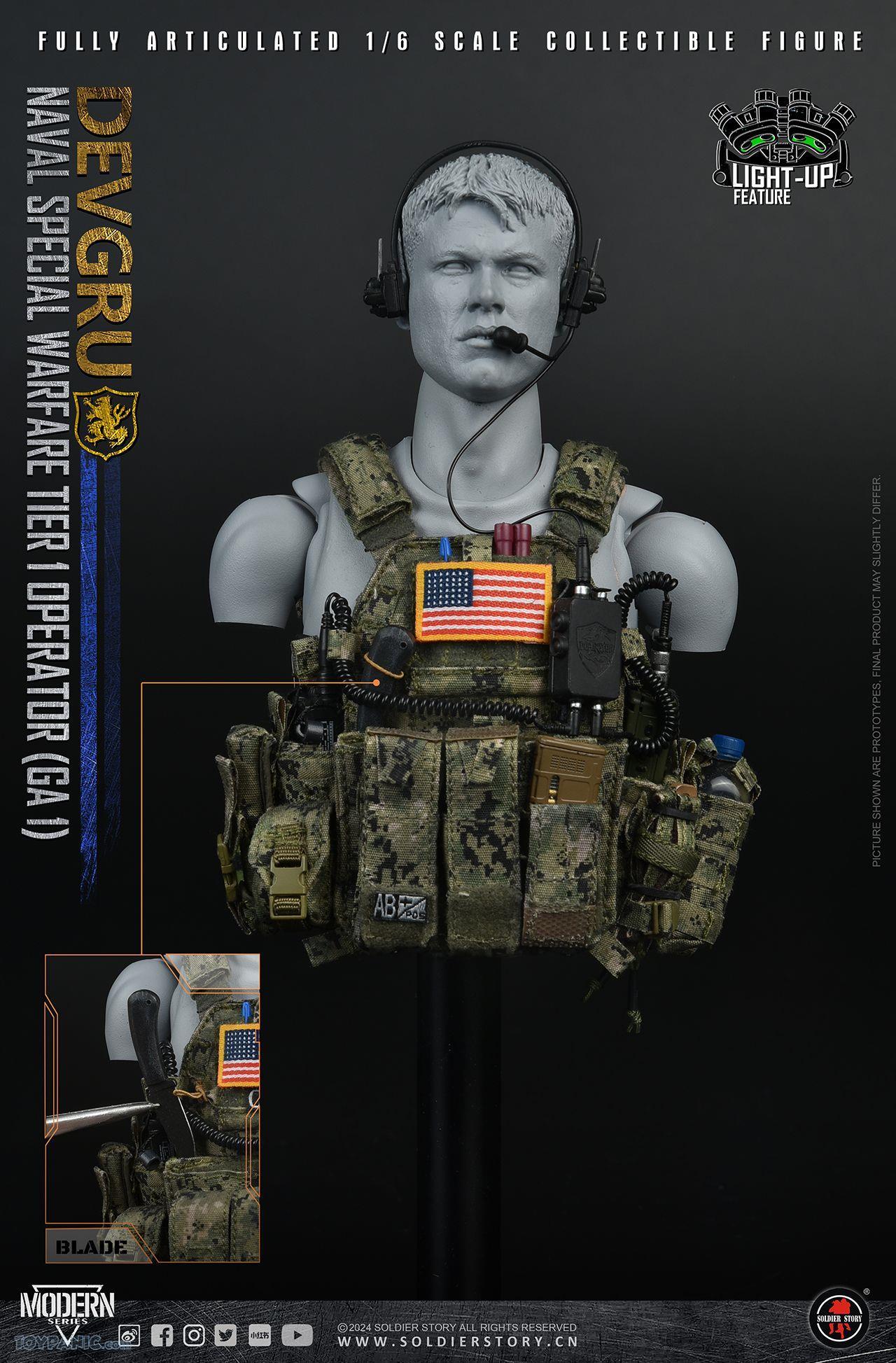 NEW PRODUCT: 1/6 Scale Naval Special Warfare Tier 1 Team Leader GA-1 Collectible Action Figure (SS135B) From Soldier Story  2732024103956AM_7932024