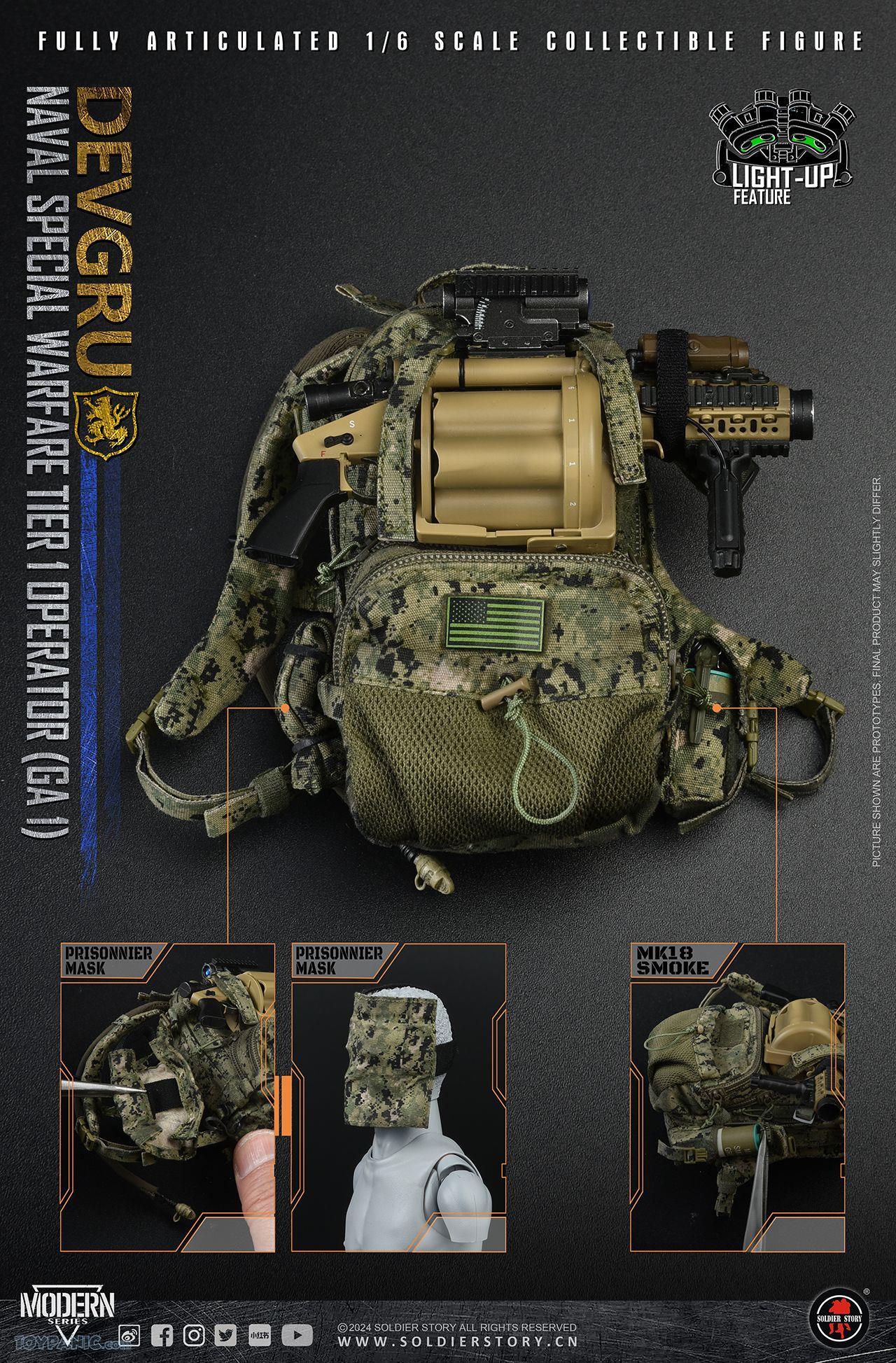 NEW PRODUCT: 1/6 Scale Naval Special Warfare Tier 1 Team Leader GA-1 Collectible Action Figure (SS135B) From Soldier Story  2732024104000AM_309768