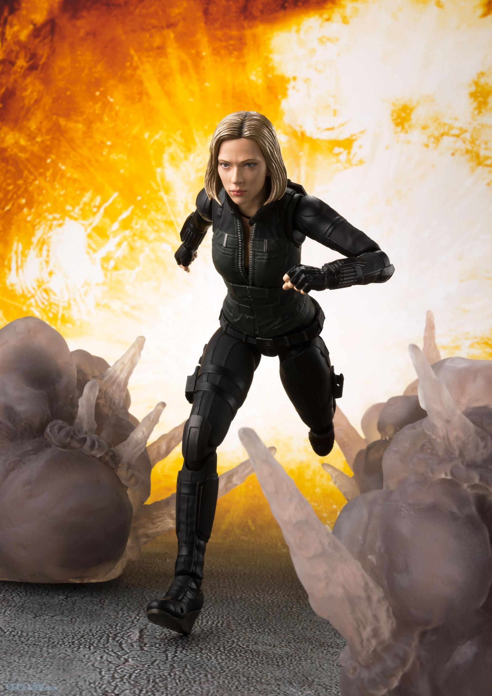 Figuarts SHF Avengers Infinity War Black Widow Action Figure New 15cm S.H