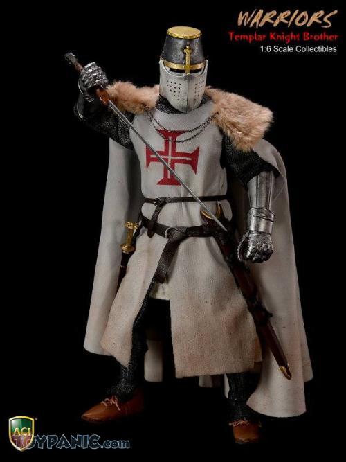 1//6 Scale Toy Knight Templar Crusader Gloved Hands w//Metal Gauntlets