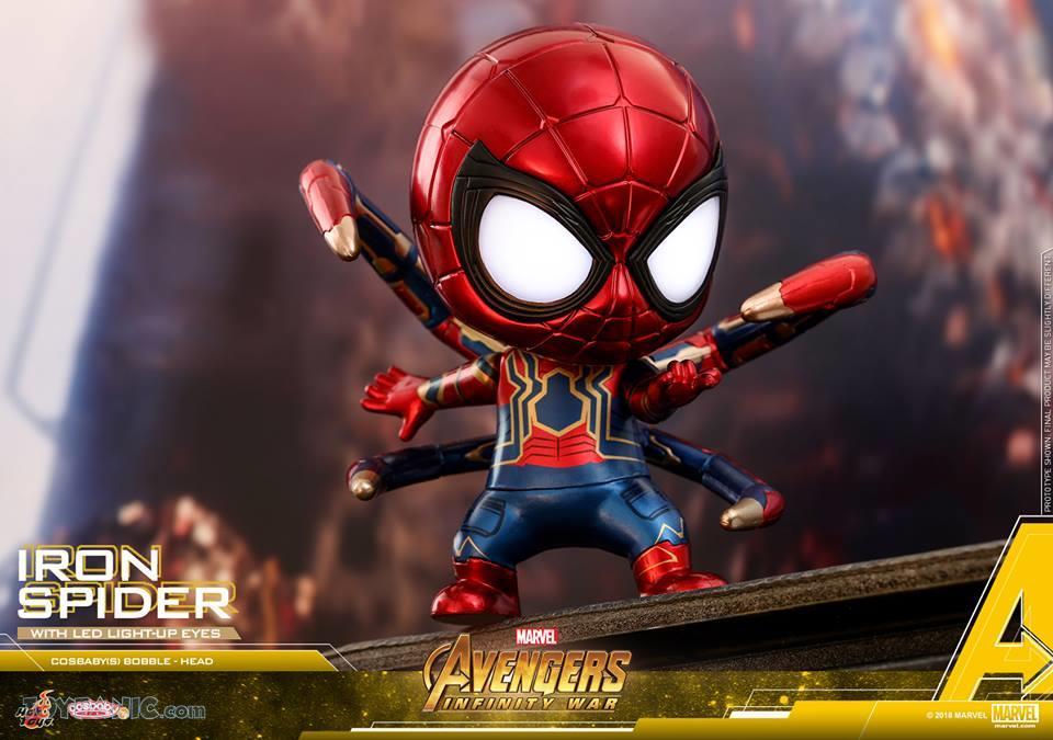 hot toys cosbaby iron spider