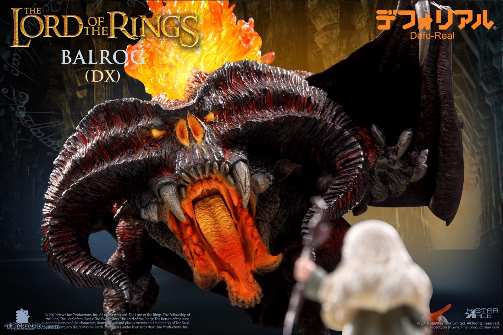 LORD OF THE RINGS BALROG DEFO REAL SOFT VINYL STATUE DLX VER