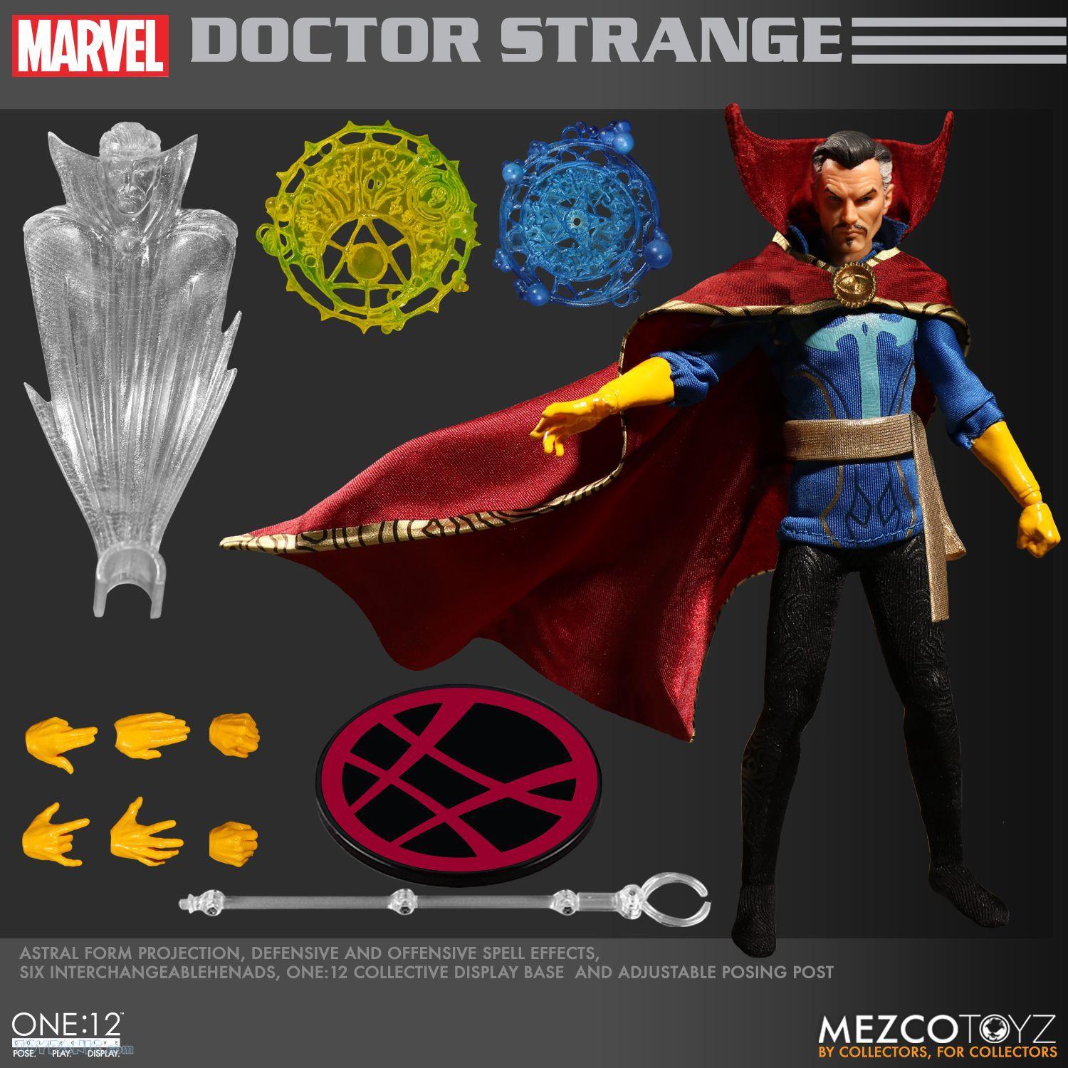 Doctor Strange action figure 6" old LOOSE #A5 