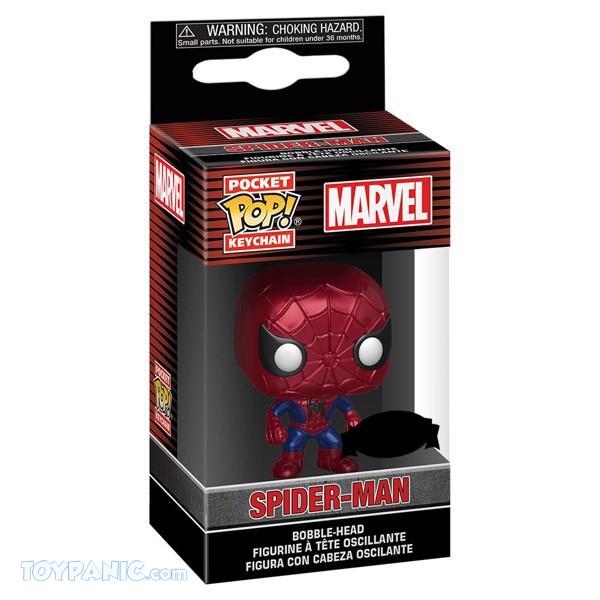 spider man funko keychain