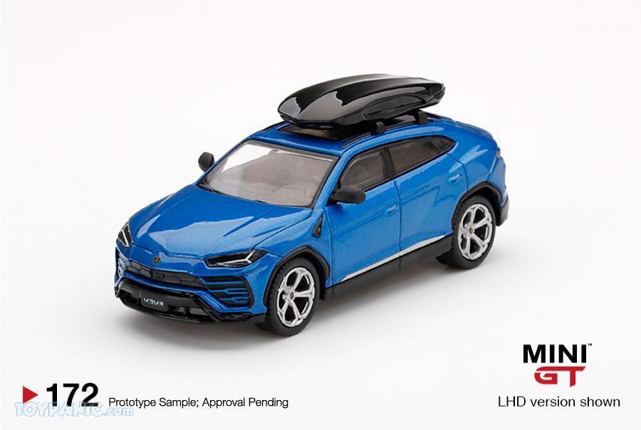 TSM Model 2020 Mini-GT 1:64 Overseas Edition LAMBORGHINI URUS Giallo Auge LHD