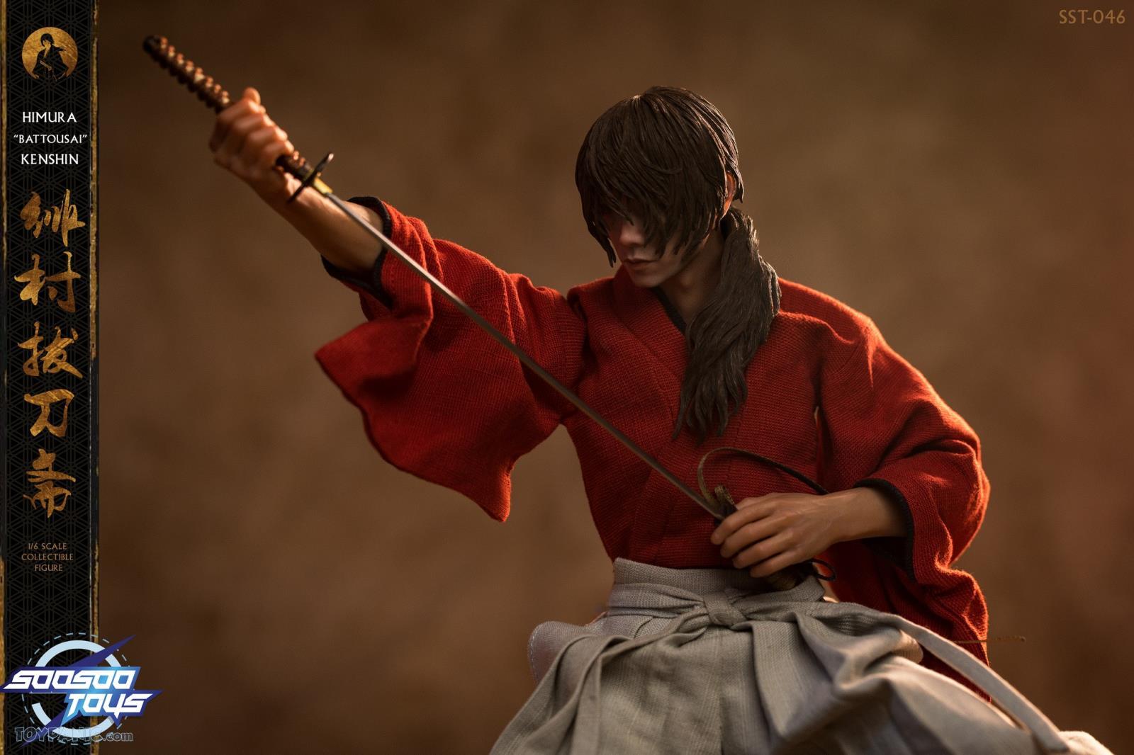 その他 SooSootoys 1/6 Kenshin Combat.Ver Soosootoys 1/6 SST-046 Rurouni Kenshin HIMURA KENSHIN Action