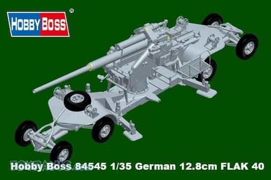 HobbyBoss 84545 1:35th Scale German 12.8 cm FLAK 40