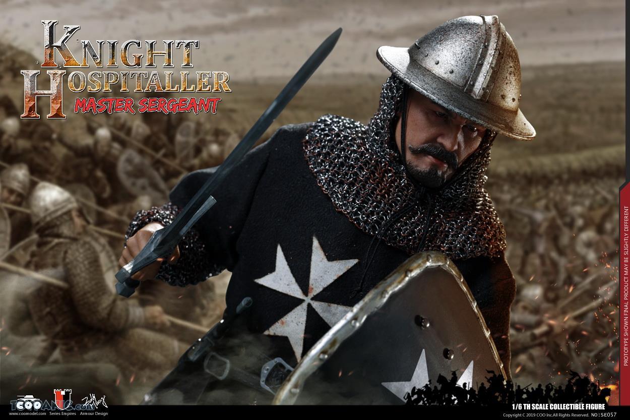 COOMODEL SE057 1//6th Series of Empires Sergeant of Knights Hospitaller Shield