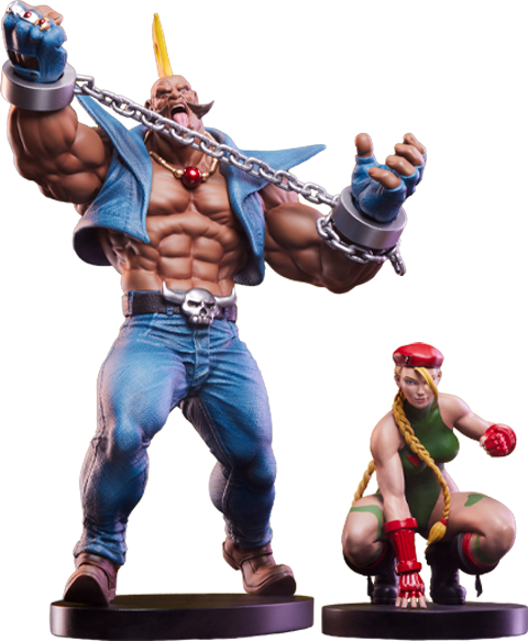 Fei Long and Blanka - Street Jam Statue Set