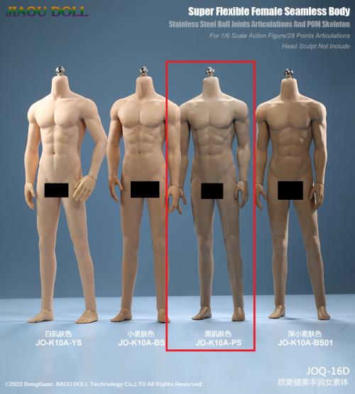 1/6 Scale JIAOU DOLL Male Seamless Skeleton Muscle Body Action Figure  JOK-11C-YS