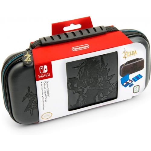 leather zelda switch case
