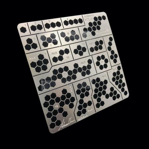 1/35 1/100 Forest Camouflage Stenciling Template Leakage Spray Model DIY Tool 