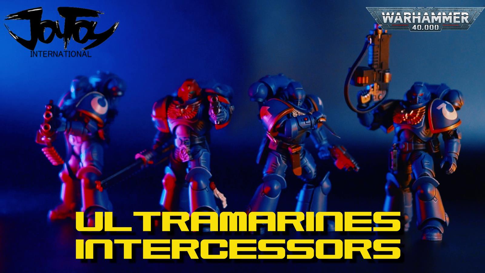 JoyToy Ultramarines - Intercessors 1/18 - Warhammer 40K - Figurine
